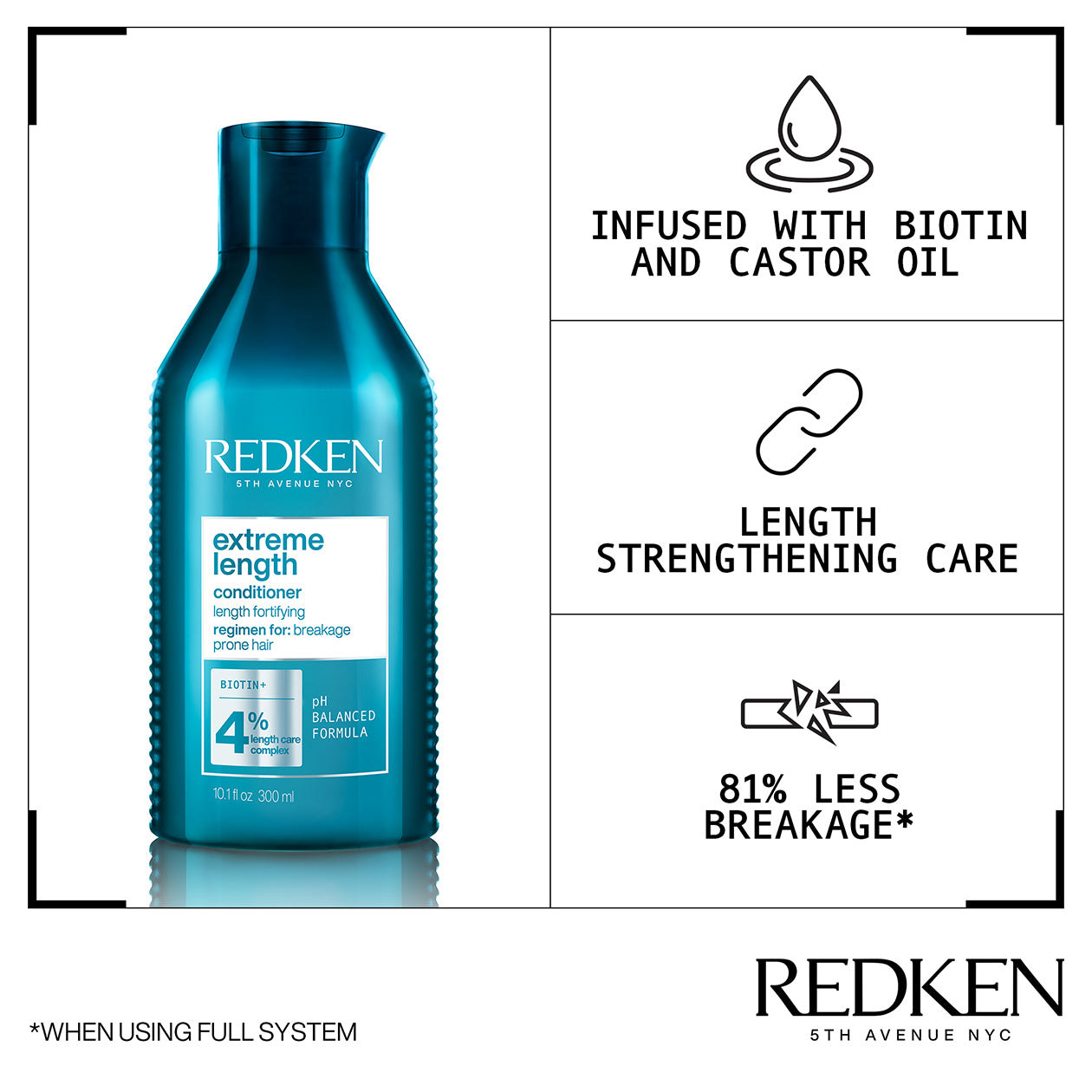 Redken extreme length deals shampoo & conditioner