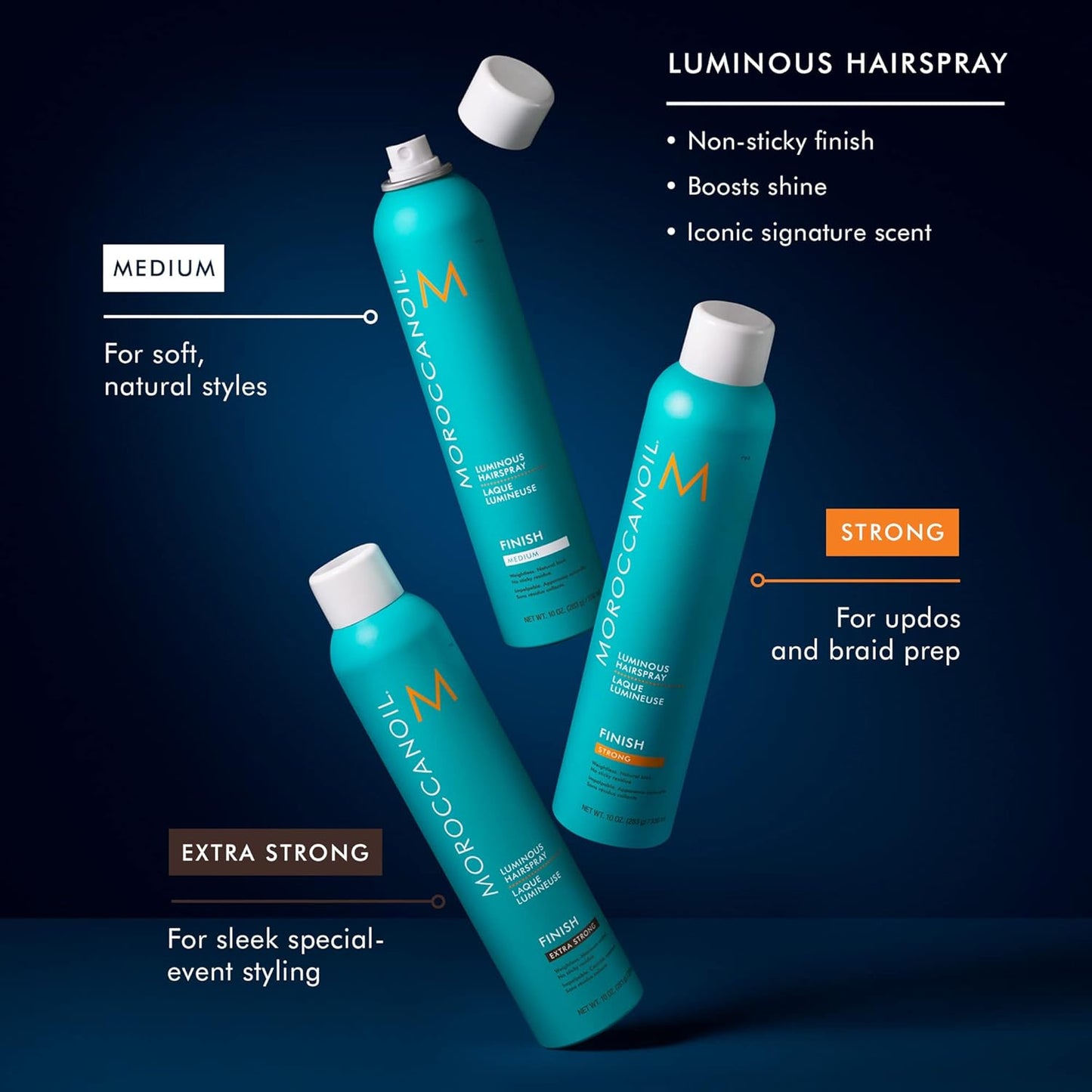 
                  
                    Moroccanoil Luminous Hairspray Medium
                  
                