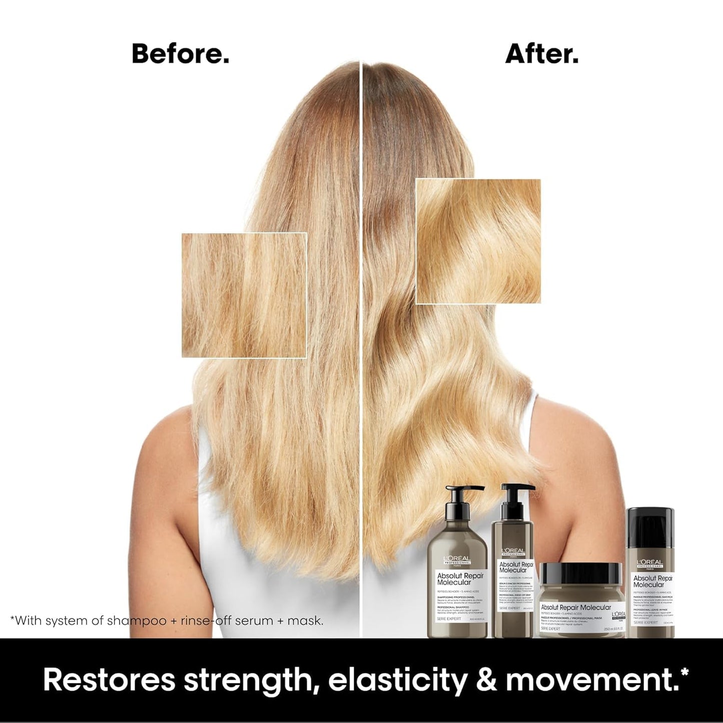 
                  
                    Absolut Repair Molecular Shampoo
                  
                