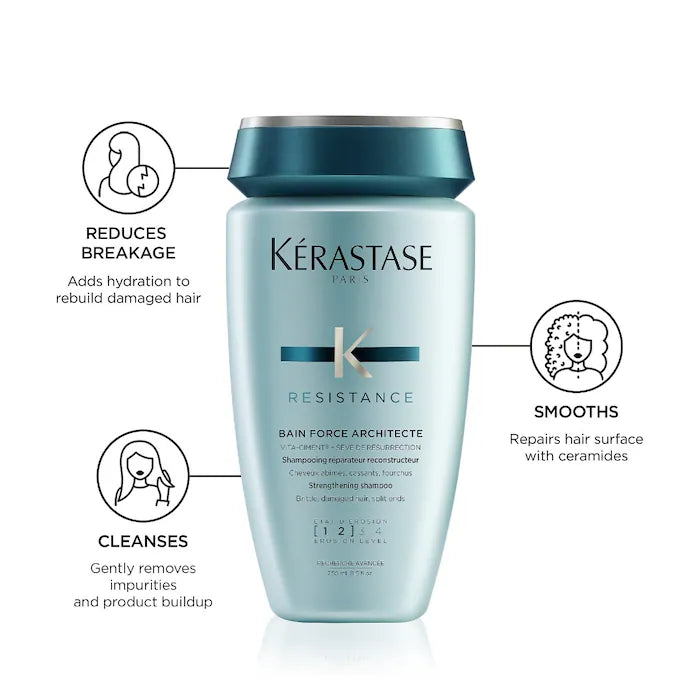 
                  
                    Resistance Strengthening Shampoo for Damaged Hair from Heat Styling
                  
                