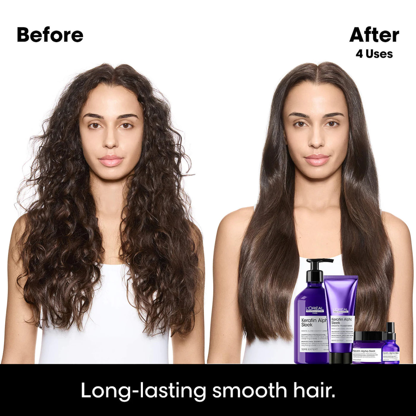 
                  
                    Keratin Alpha Sleek Anti-Frizz Hair Mask for Smooth Hair
                  
                