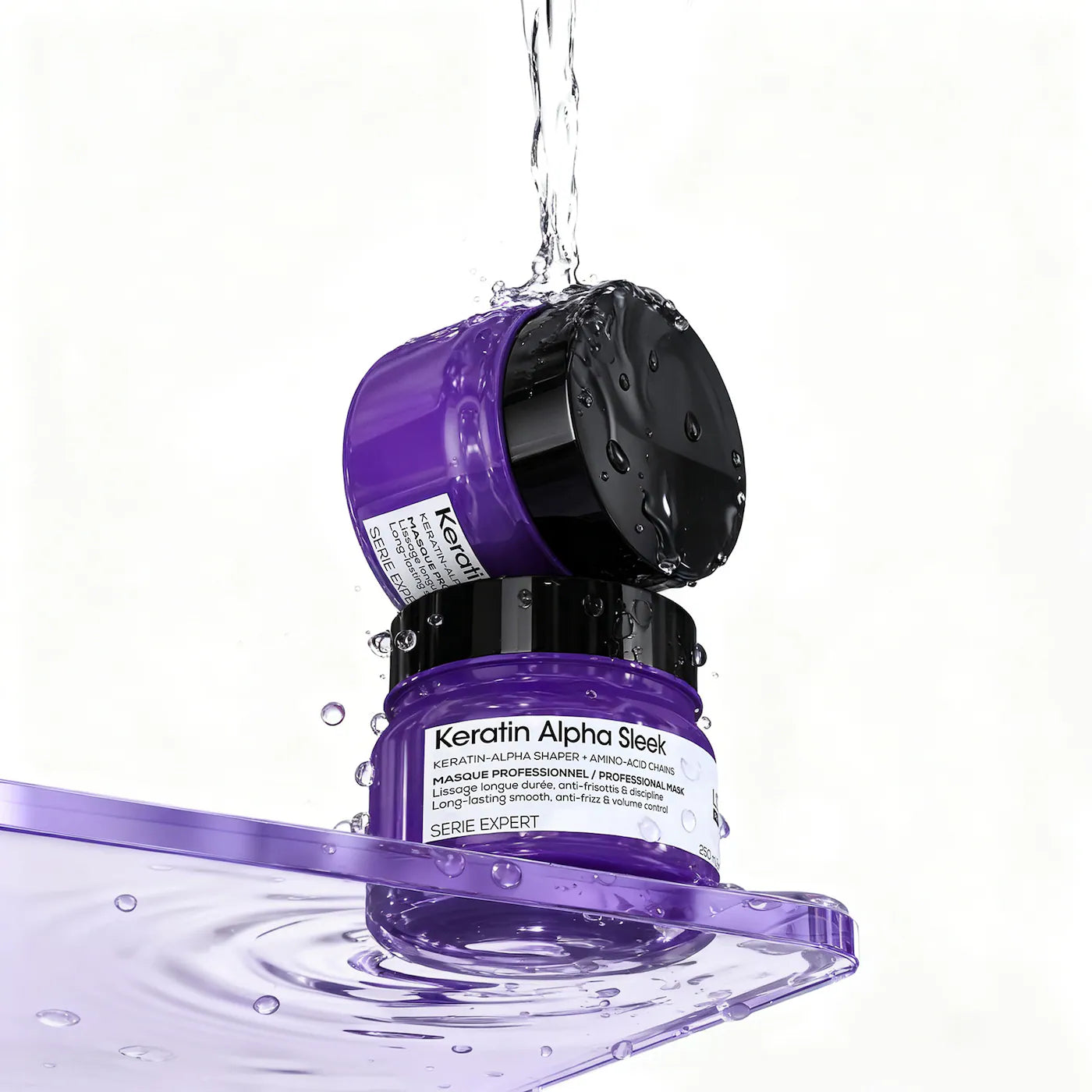 
                  
                    Keratin Alpha Sleek Anti-Frizz Hair Mask for Smooth Hair
                  
                