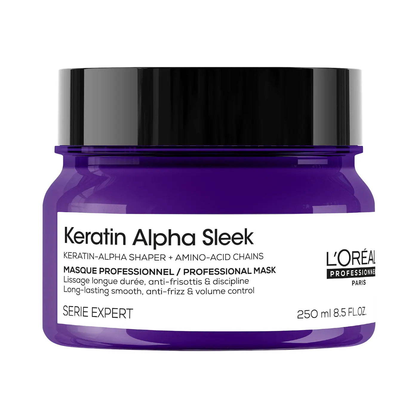 
                  
                    Keratin Alpha Sleek Anti-Frizz Hair Mask for Smooth Hair
                  
                